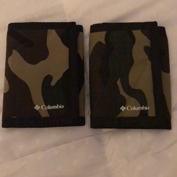 2 trifold Columbia camo Wallets. Like new. - Picture 1 of 2